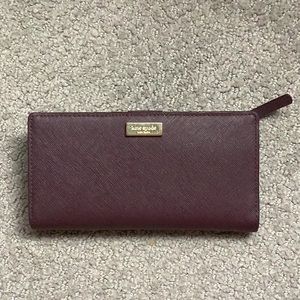 Kate Spade Button- Bifold Wallet